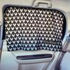 Napolex Car Curtains Easy Installation with Strong Blocks of UV Features a Mickey Silhouette Disney Mickey Mouse (2 Panels), Magnets, 97% Rays,