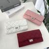 Xiaoxiangfeng Versatile Mini Square Bag Caviar Premium Black Mobile Phone Bag One Shoulder Crossbody Rhombus Chain Bag