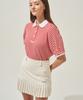 Candini Cream Pastel Pleated Skirt