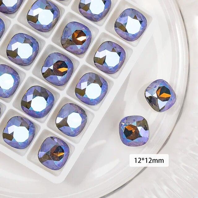 

Новый кристалл и бриллиант для украшения ногтей 12 мм Super Flash Fat Baguette Glass Stone K11 Модные блестящие 3D аксессуары для ногтей «сделай сам»