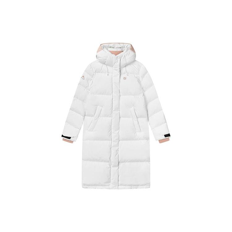 New FILA Athletics Down Jacket Women's Jade White A11W141916FWT