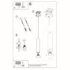 Lampa Wisząca Lagos 1 Gu10 Biały Sollux Sl.0323