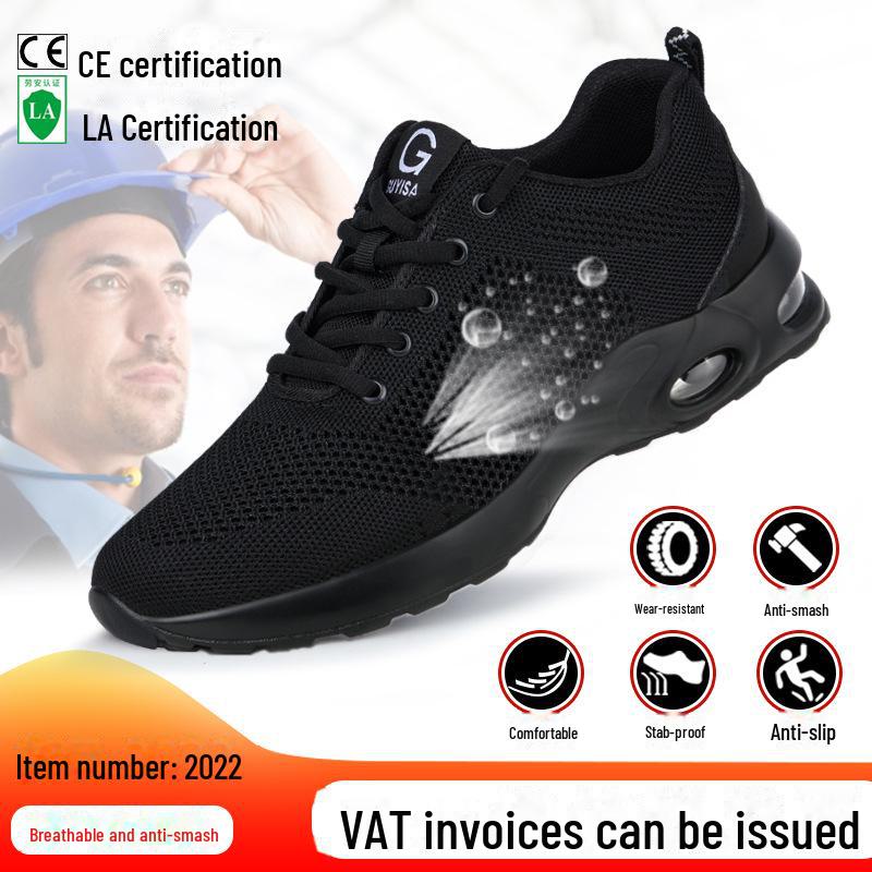 Ανδρικά παπούτσια ασφαλείας με ατσάλινα δάχτυλα - Αντιθαμβωτικά, αντιδιατρητικά, ελαφριά υποδήματα εργασίας