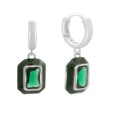 Silver Earrings with Cubic Zirconias, Emallu (60002243)