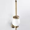 Antique Color Toilet Brush Holder Set with Hanger