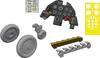 Eduard 1/72 Look Plus Series Bf109G-6 with Parts Set (for Tamiya) Plastic Model Kit Parts EDU674028 (Airplane)