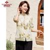 YUZHAOLIN Mid-Aged Women's Summer Chiffon Set