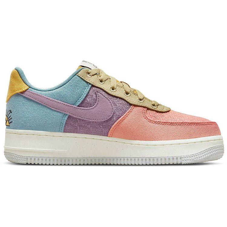 Nike Air Force 1 Low '07 Next Nature Sanded Gold Wheat Grass Light Madder Root Hot Curry Damen DV3808-700