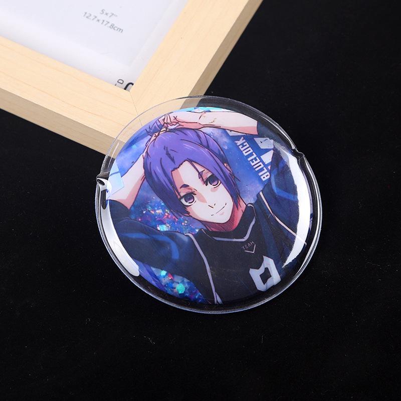 Transparent PVC Badge Cover - Round 58/75mm Protection and Storage