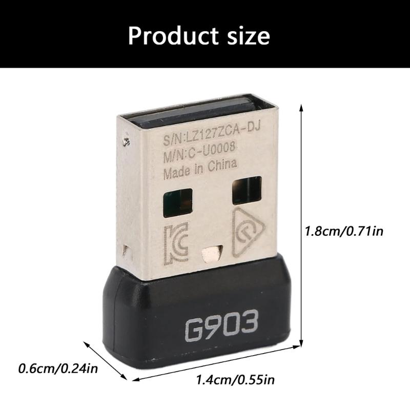 Highly speed Gaming Mouse Adapter Mouse Receiver For G903 Mices for Office Professionals AntiInterference Technology