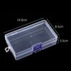 1Pc Square Translucent Box Durable Strong Storage Box Packing Plastic Boxes Waterproof Multifunctional Dustproof Storage Case