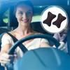 2Pcs Pu Car Seats Neck Pillow Breathable Auto Head Neck Rest Cushion Neck Support Cervical Headrest Soft Car Pillow