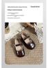 2026 Spring/Summer Girls' Silver Mary Jane Leather Shoes - Retro Low-Cut, Non-Slip for Toddlers & Young Children