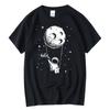 Summer Men Tshirt High Quality 100 Cotton Funny Spaceman Design Printing Casual Short Sleeve Cool Loose Tshirt Male Tops