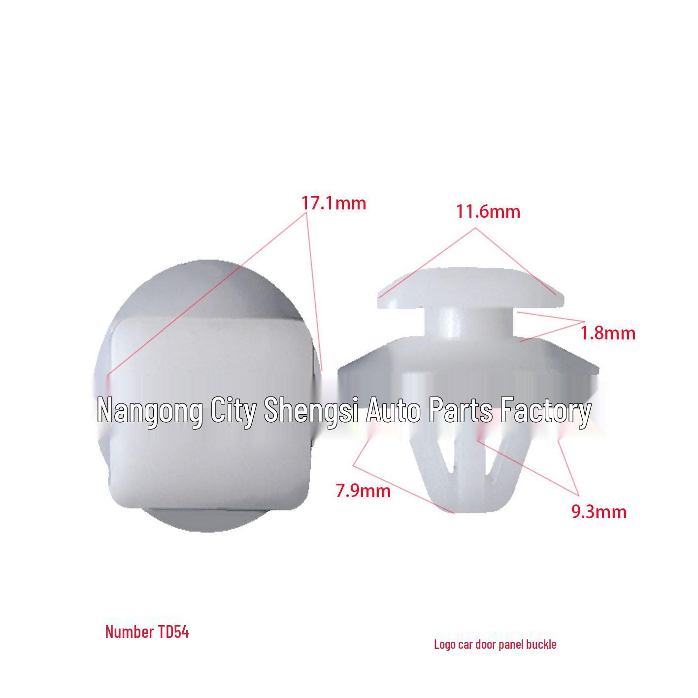 

Wuling Car Door Trim Panel Decoration & Installation Nylon Clips 10000 pcs