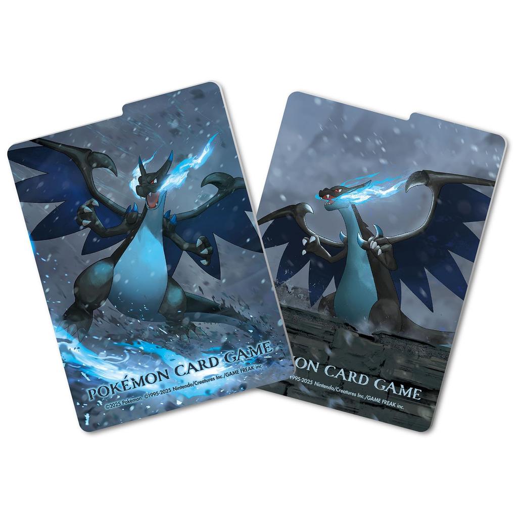 Centrum Oryginalna Talia Kart do Gry Mega Charizard X Pokémon Etui na Pokémony (Starożytny zamek)