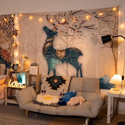 Wall Canvas Art Hanging Backdrop for Bedroom Decoration