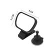 1pc Car Baby Rearview Mirror Adjustable 2 In 1 Convex Safety Mirror Rear Seat Child Observation Driving Aid Accessory Interior Mirrors6