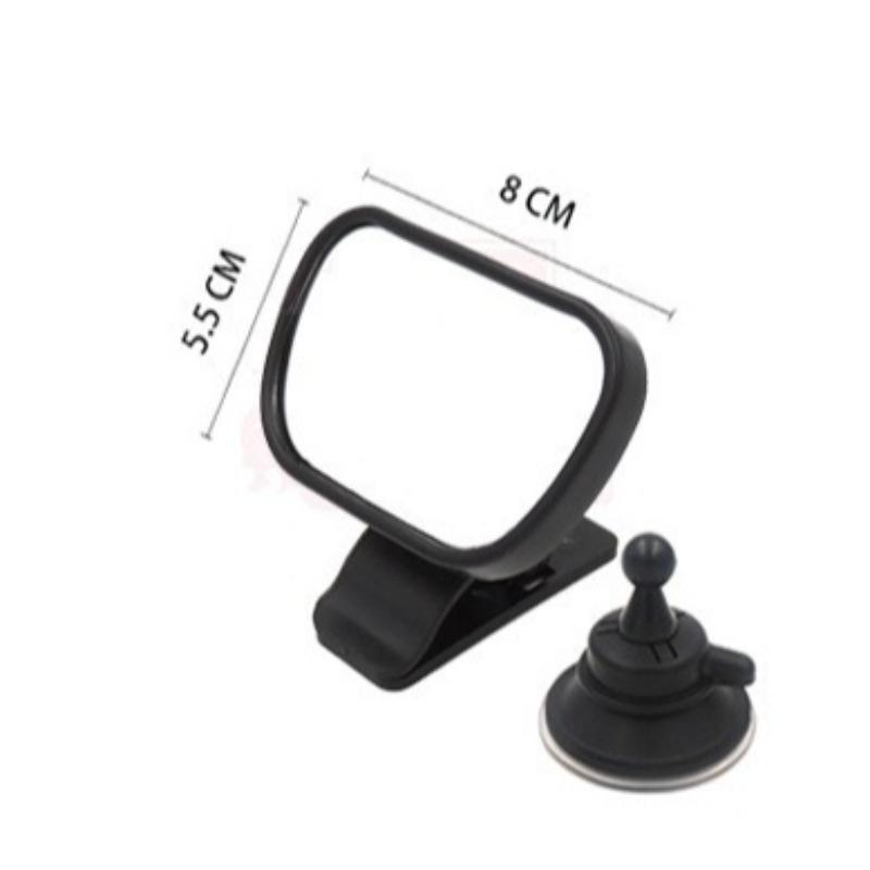 1pc Car Baby Rearview Mirror Adjustable 2 In 1 Convex Safety Mirror Rear Seat Child Observation Driving Aid Accessory Interior Mirrors6