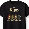 The Beetles TShirt Cute Insect Band Beatles Unisex Black Graphic Tee