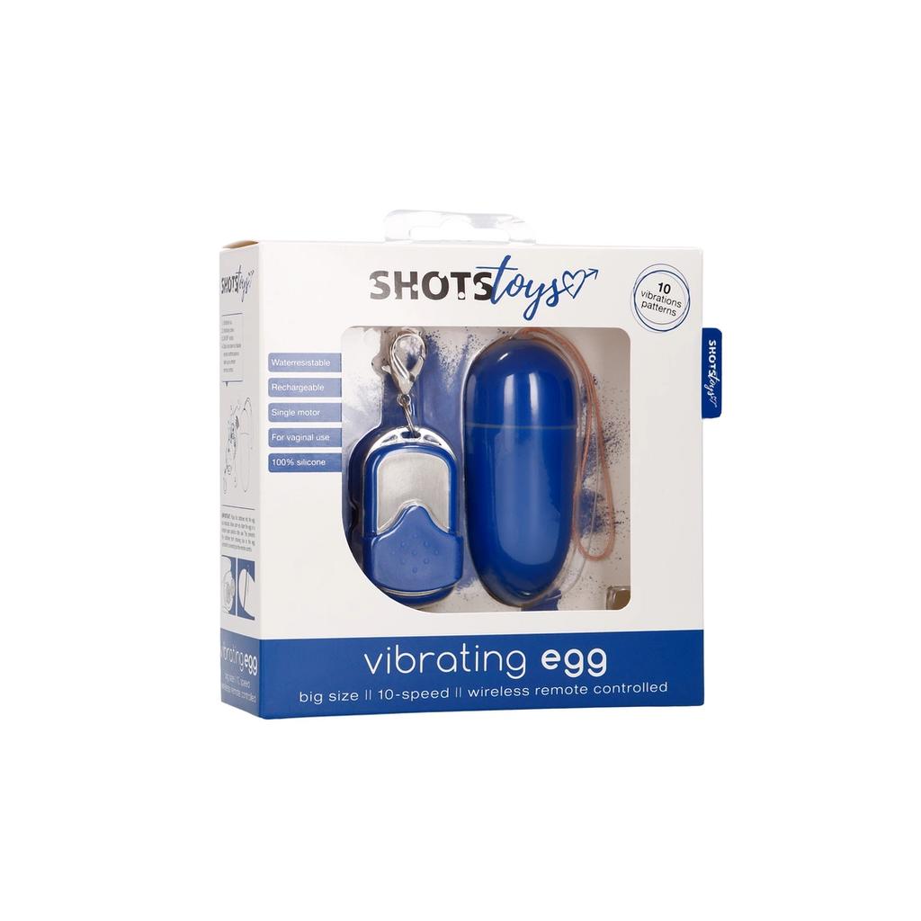 Shots Toys - Vibrating Egg - 10 Speeds - Remote Control - L