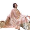 New Simple Imitation Cashmere Scarf for Women Gentle and Comfortable Korean Style Scarf  Small Fragrance Warm and Long Beard Shawl