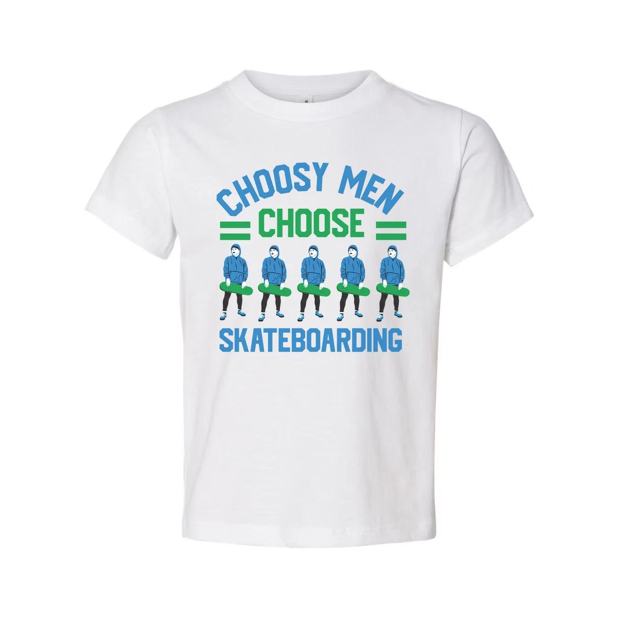 Unisex Skateboarding Graphic T-Shirt Featuring Choose Men Choose Design With Ska 4XL