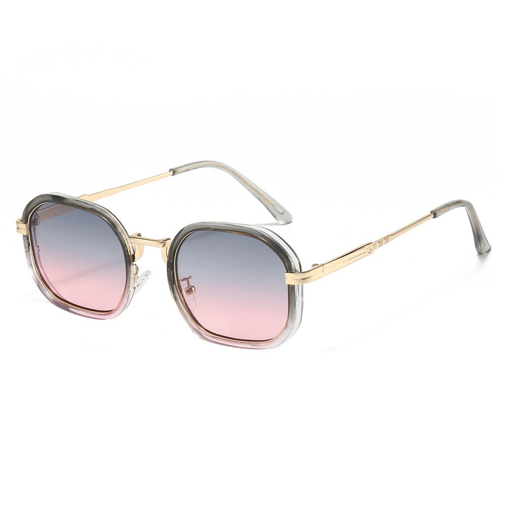 

Vintage Square Sunglasses Women Metal Men Shades Fashion Eyewear Luxury Sun Glasses Brand Oculus Female Uv400 as picture