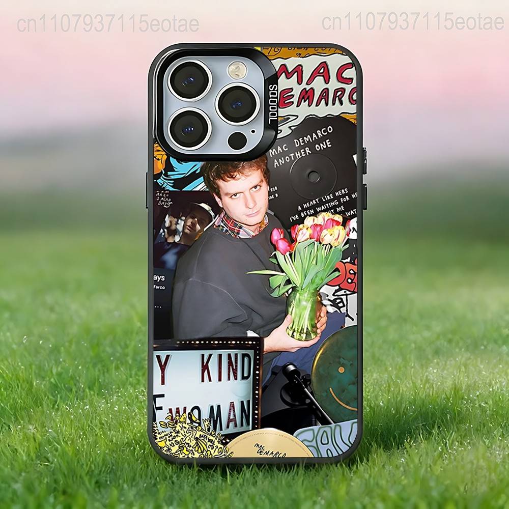 Mac D-DeMarco Singer Phone Case For iPhone 17,16,15,14,13,12,11,Pro,XS,Max,Plus,Mini,SE4,E Black Matte Shockproof Cover