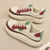 Women's shoes 2025 Spring Festival new versatile student casual sports shoes platform explosion lightweight flat floor shoes dad shoes