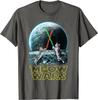 Meow Wars Cat Shirt Funny Gifts For Cats Lovers T-Shirt T-Shirt Funny Funny T Shirt Cotton Tops Tees for Male Personalized
