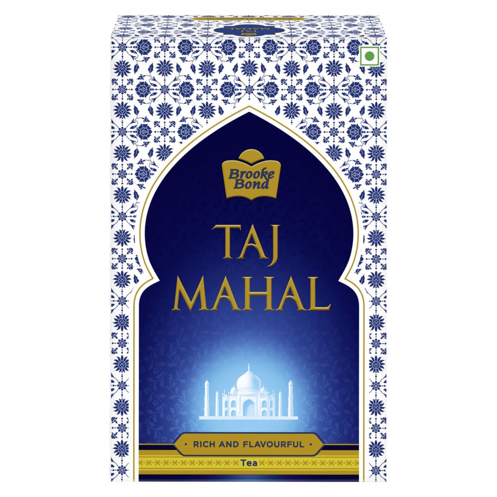 Taj Mahal Tea With Long Leaves 500 Gram Pack Of Black Tea Rich Flavorful Brew From India