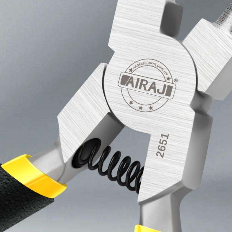 AIRAJ 5-In Circlip Pliers Needle nose Pliers Retaining Ring Pliers for Removing Installing Puller Locking Rings Shafts Hand Tool