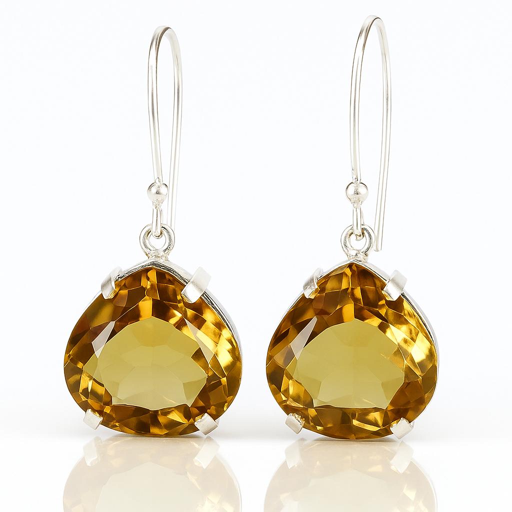 Stunning 70 Ct Natural Certified Alexandrite Pear 7 Color Change Earring Pair AI-130-NS