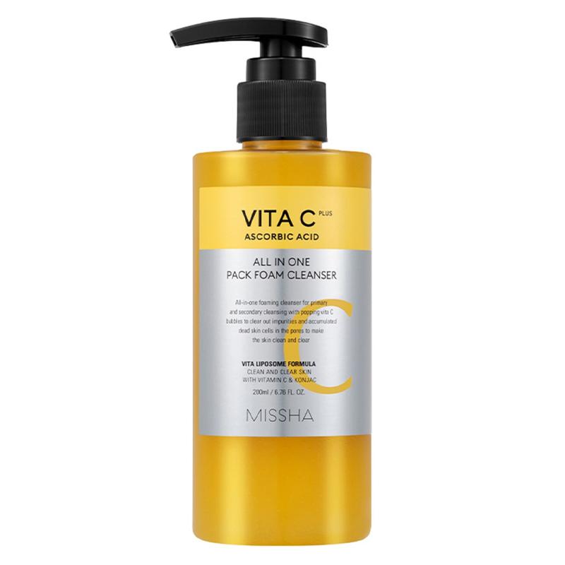 

[MISSHA] Vita C Plus All In One Pack Пенка для умывания 200мл