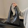 PU Solid Simple Hasp Classic Commute Style Women's Shoulder Bags High Quality Large Capacity Tote Bags  Fashion Bag