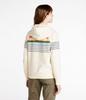 Striped Hoodie Regular US Size Cream Multi Product 1000116578 L.L.Bean Women's 24/7 Sweatshirt, Fit, Small, Stripe, Number