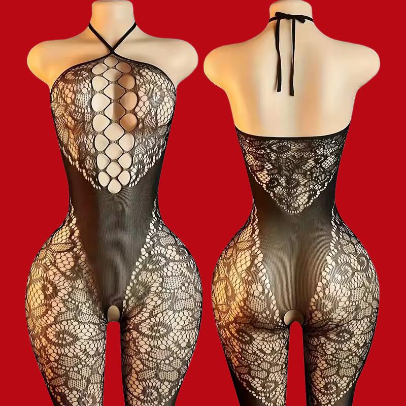 Body Lingerie Nou Fără Bază Deschisă Bază Sexy Costume Body Plasă Sex Accesorii Romantice Body cu Puncte