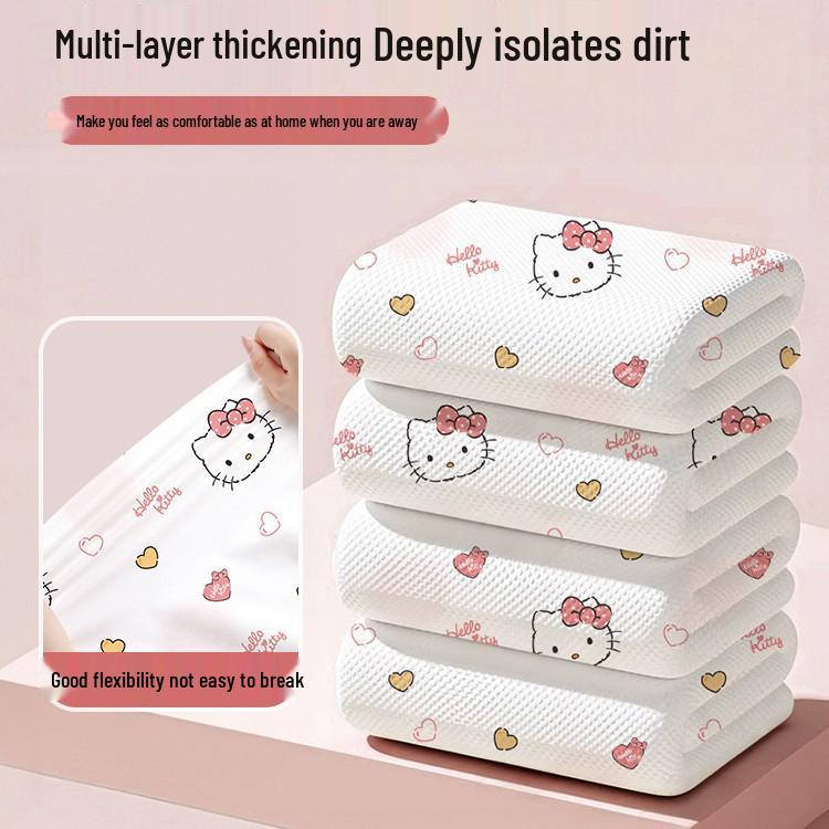 Disposable Bed Sheets, Pillowcases, and Duvet Covers Set - Durable Double Size for Travel