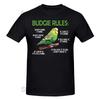 Funny Budgie Rules Parakeet Bird Budgerigar T Shirts Streetwear Short Sleeve Birthday Gifts Summer Style Tshirt Unisexs