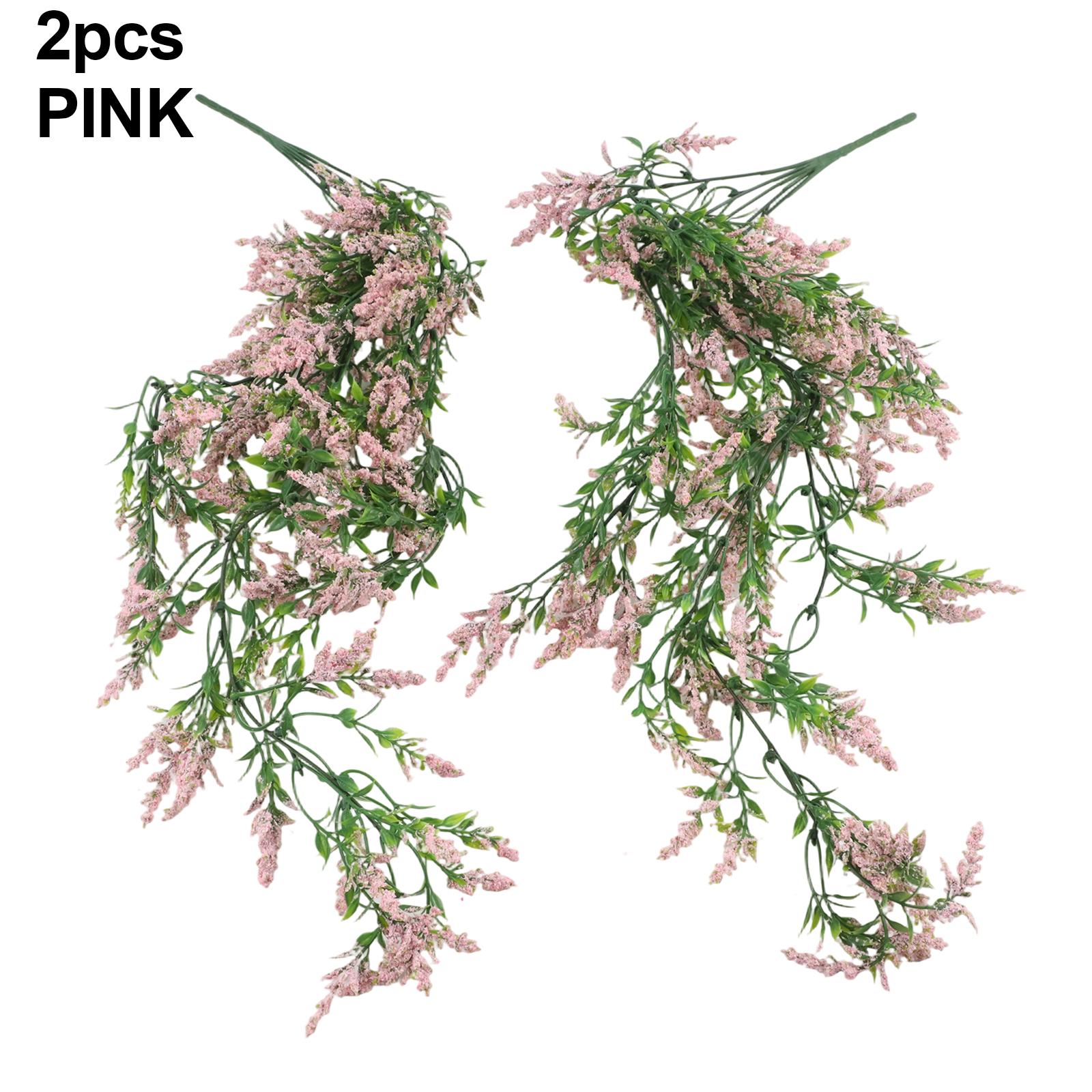 

Artificial Lavender Vines Hanging Decor Indoor Outdoor Plants Pink