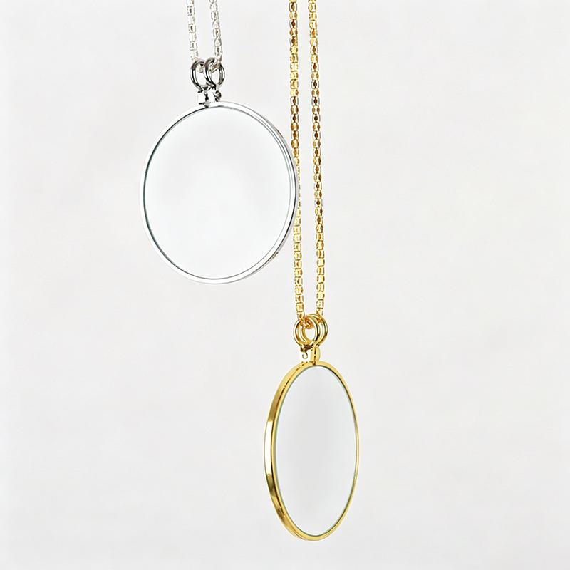 Portable Optical Chain Jewelry Magnifying Glass Reading Glasses For Precision