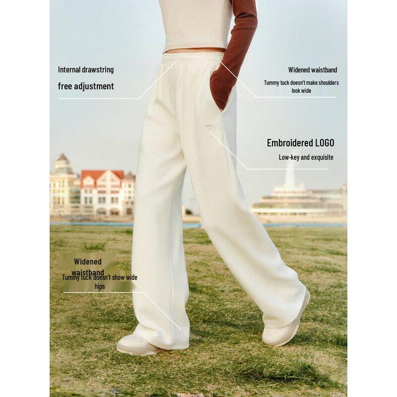 ANTA Women s Loose Straight Leg Leisure Pants 180/2XL