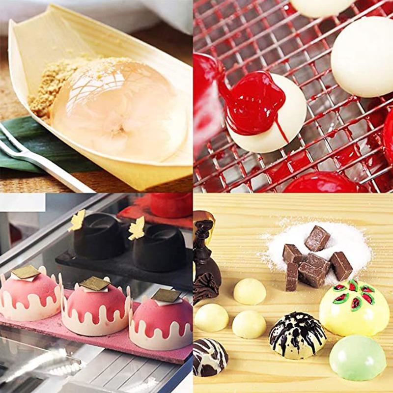 6/8/15/18/24/35 Holes Silicone Half Sphere Mold For Baking Half Ball Chocolate Candy Dome Pudding Mousse Cake Pastry Tools