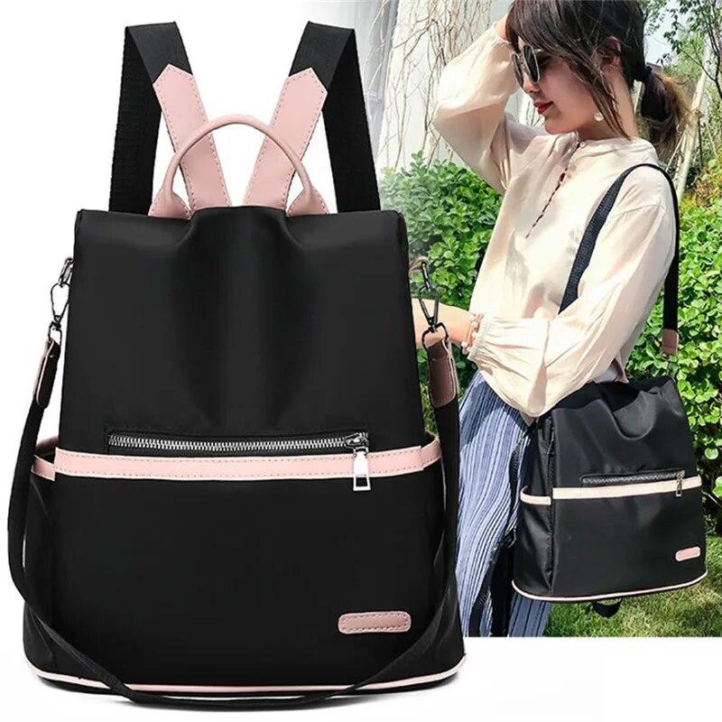 2024 neue Mode und Freizeit Oxford Rucksack Damen Wasserdichte Rucksack Handtasche