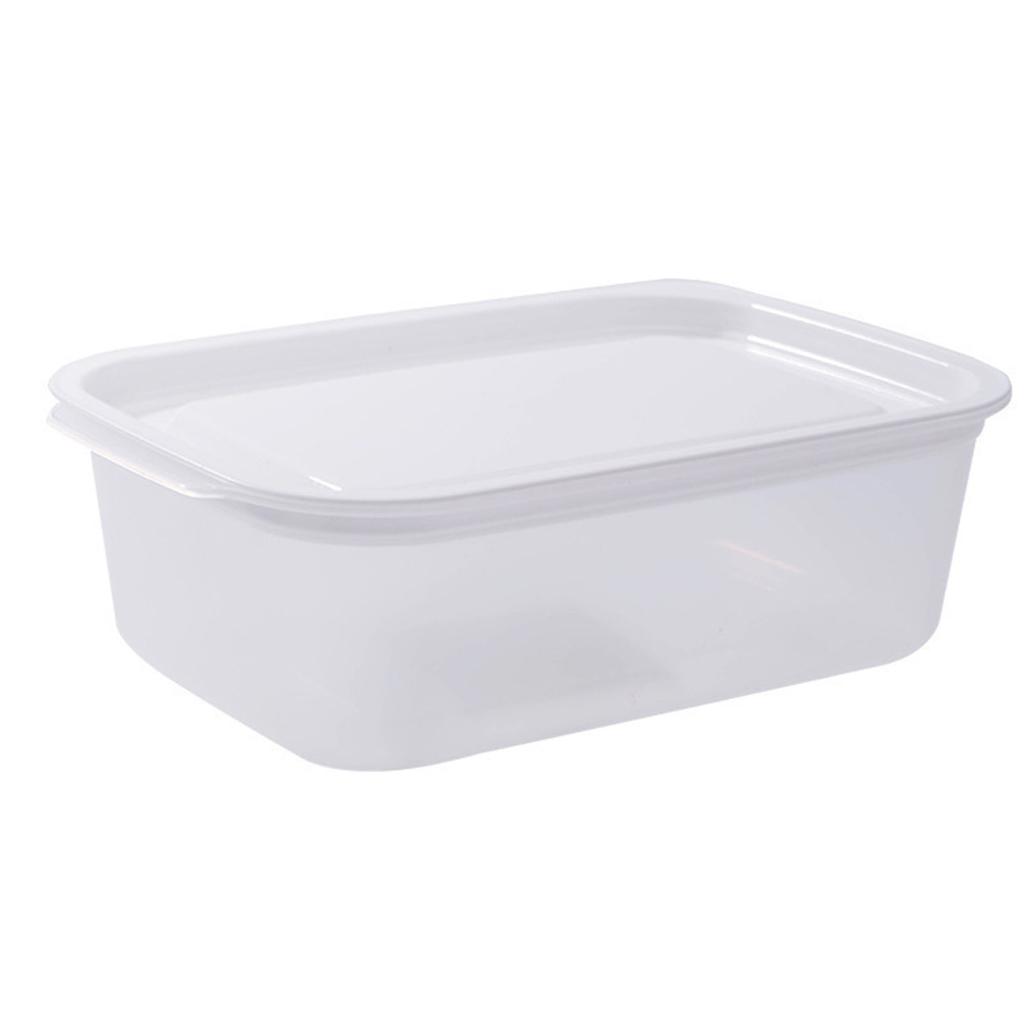 850ml Food Storage Container with Lid Rectangular PP Plastic Food Sealing Box for Refrigerator Microwave Oven