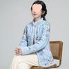 Retro Thickened Chinese Cotton Jacket with Frog Buttons and Fleece-Lining: Versatile Winter Outerwear