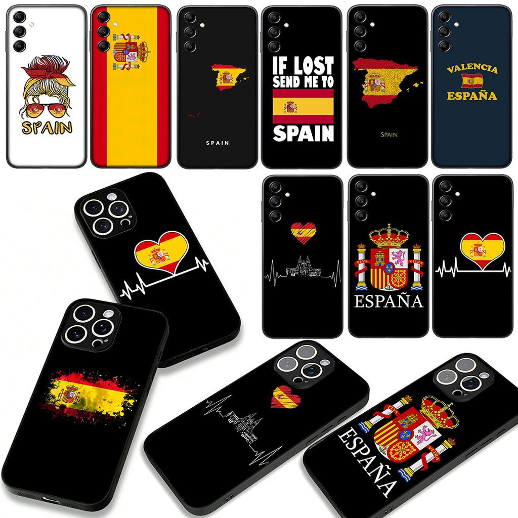 Spain Flag Yellow Red Phone Cover Case for Xiaomi Redmi 15C 15 A4 A5 9A 9T 10A 10C 9C NFC 14C Note 11 9 10 Pro 8T Casing