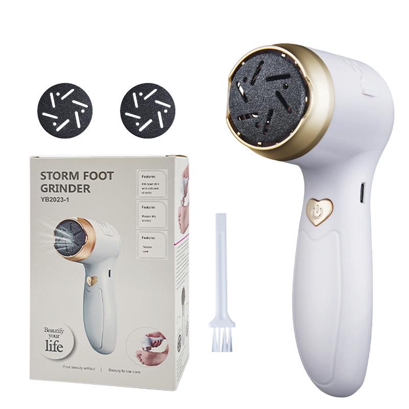 Rechargeable Electric Foot File & Callus Remover with Digital Display