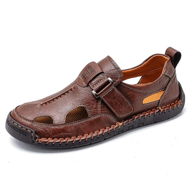 

2026 New Style Men s Sandals Summer Outdoor Hiking Beach Soft-Tread Anti-Slip Comfortable Lightweight Leisure Sandals mens shoes 48